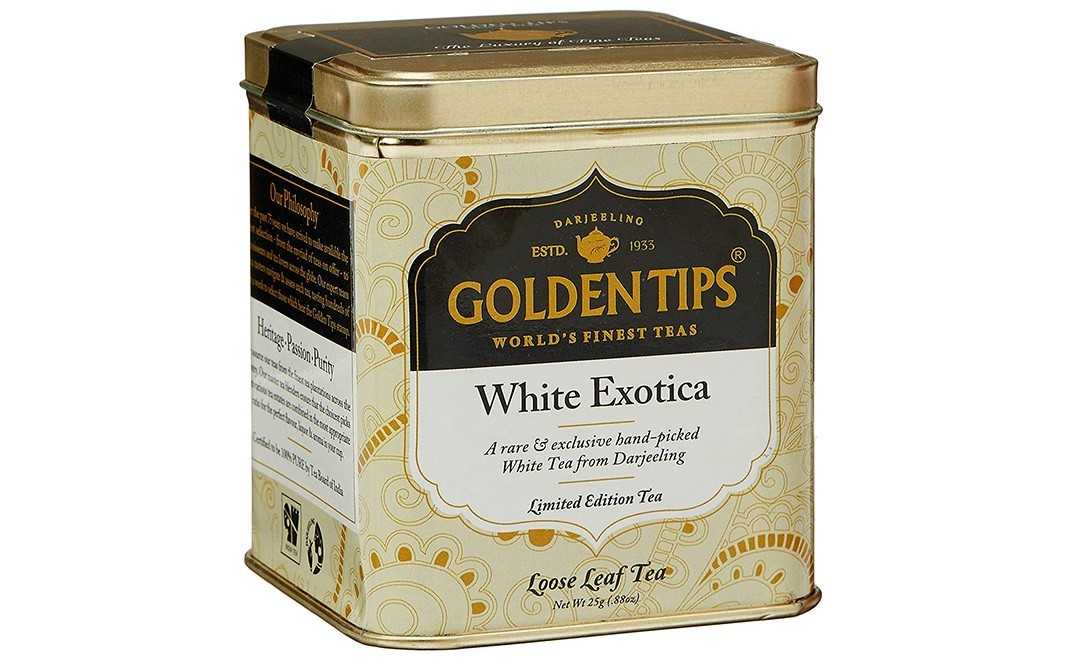 Golden Tips White Exotica, Loose Leaf Tea   Tin  25 grams